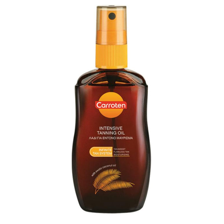 Carroten Intensive Tanning Oil 50ml front image on Livehealthy HK imported from Australia