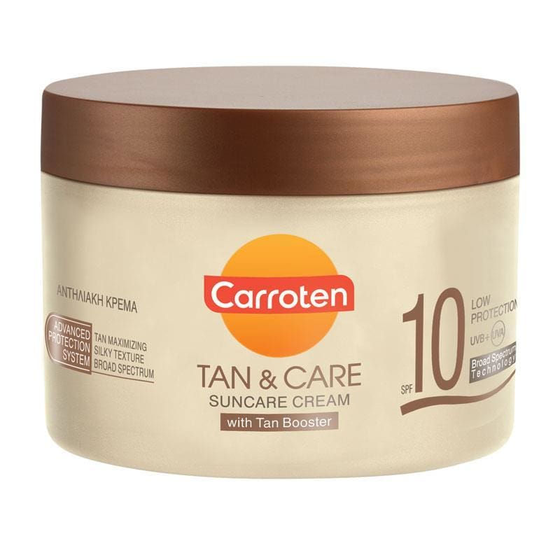 Carroten SPF 10 Tan & Care Cream 150ml front image on Livehealthy HK imported from Australia