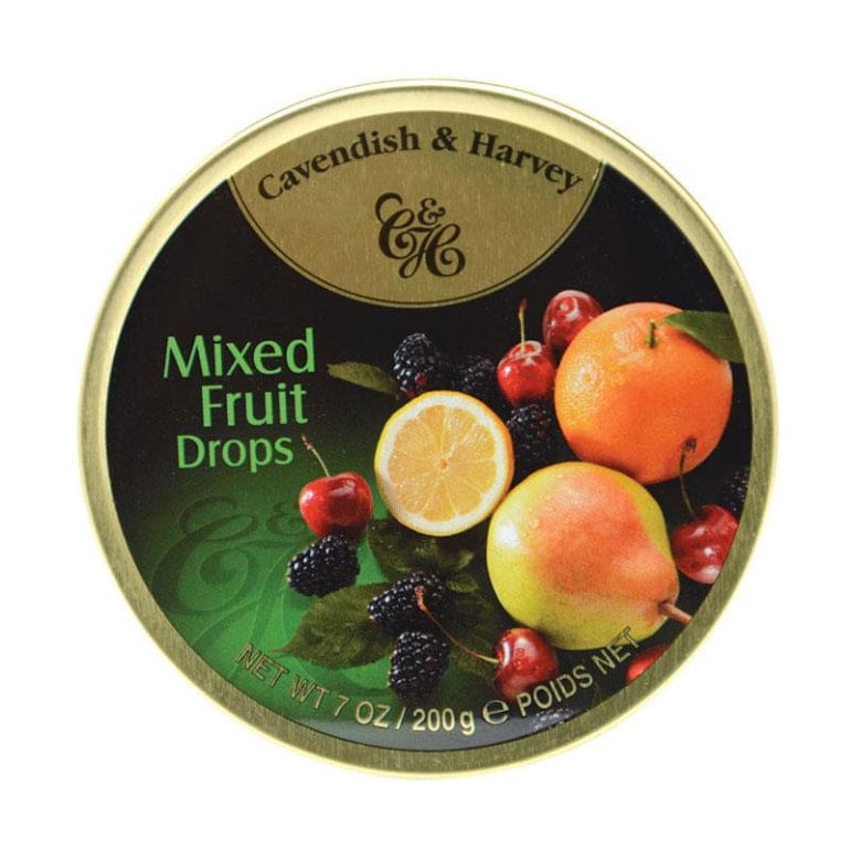Cavendish & Harvey Mixed Fruit Tin 175g front image on Livehealthy HK imported from Australia