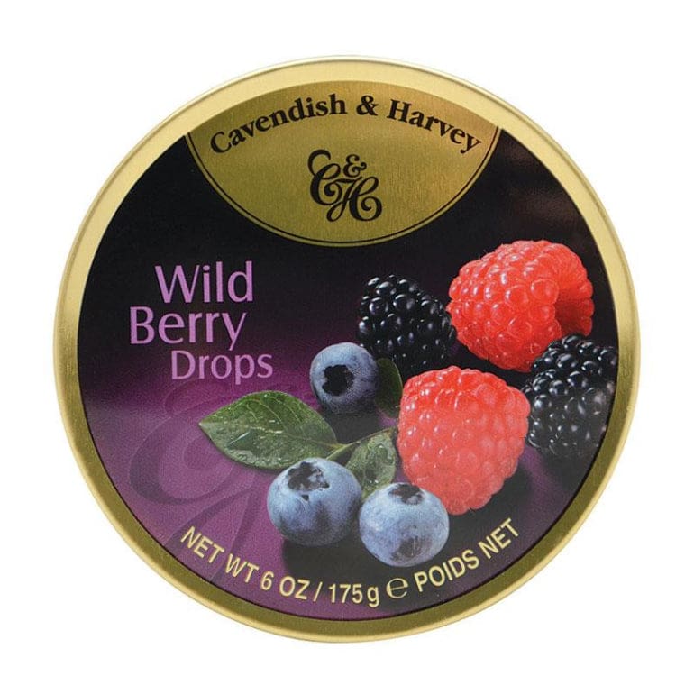 Cavendish & Harvey Wild Berry Tin 175g front image on Livehealthy HK imported from Australia