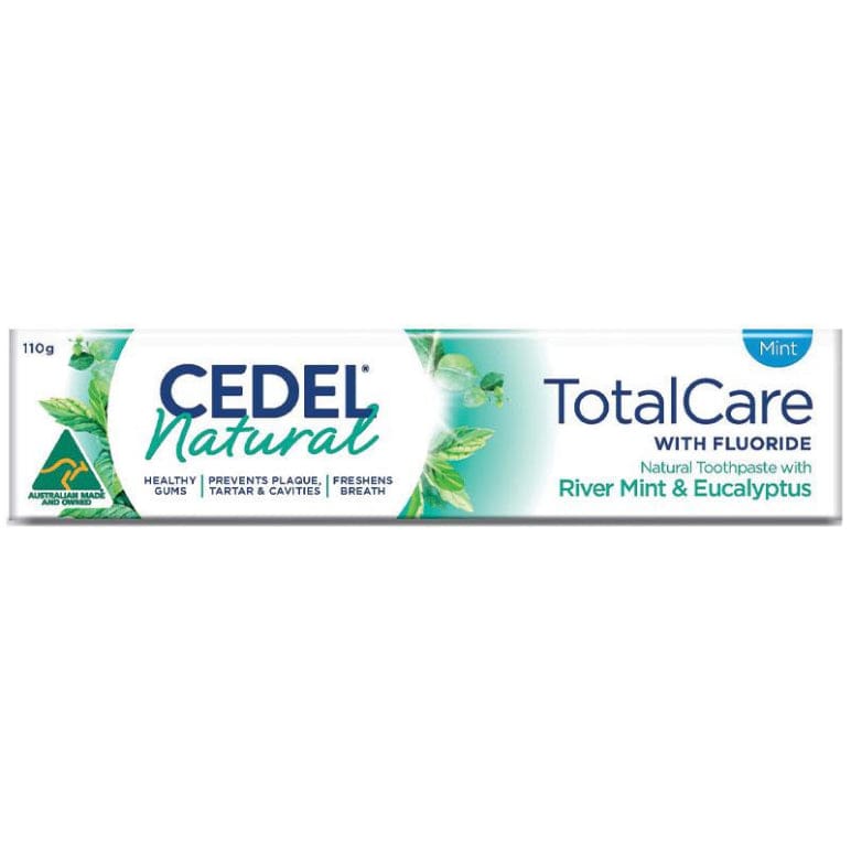 Cedel Toothpaste Natural Total Care 110g front image on Livehealthy HK imported from Australia