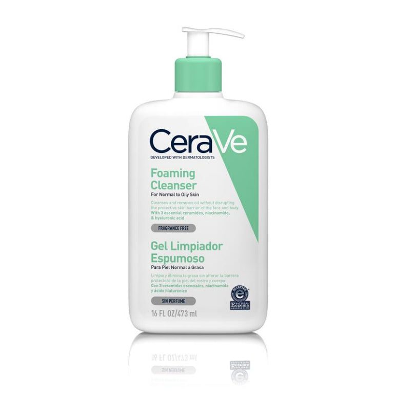 CeraVe Foaming Cleanser 473ml front image on Livehealthy HK imported from Australia