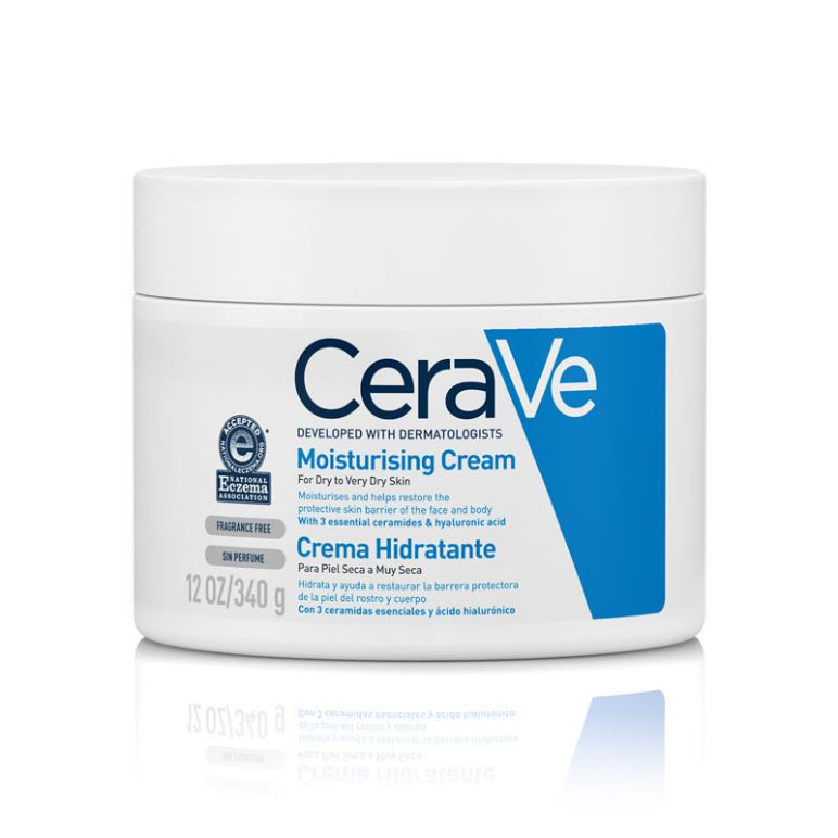 CeraVe Moisturising Cream 340g front image on Livehealthy HK imported from Australia