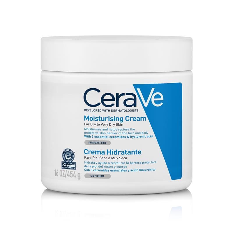 CeraVe Moisturising Cream 454g front image on Livehealthy HK imported from Australia