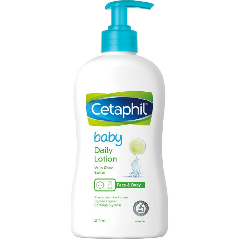 Cetaphil Baby Daily Lotion 400ml front image on Livehealthy HK imported from Australia