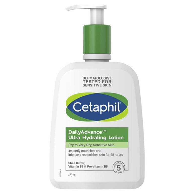 Cetaphil Daily Advance Ultra Hydrating Lotion 473ml front image on Livehealthy HK imported from Australia