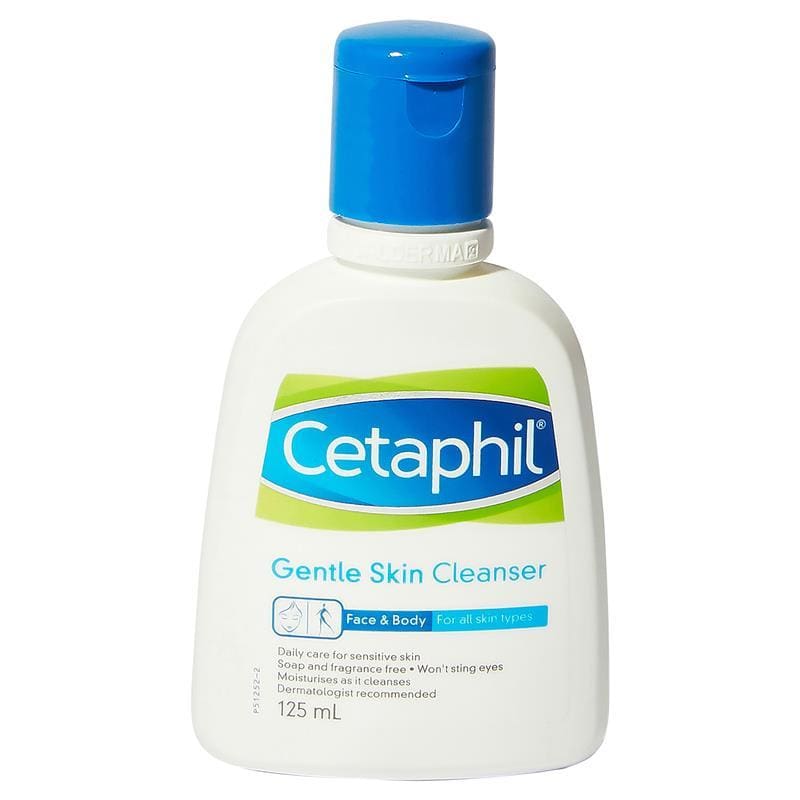 Cetaphil Gentle Skin Cleanser for Face & Body 125mL front image on Livehealthy HK imported from Australia