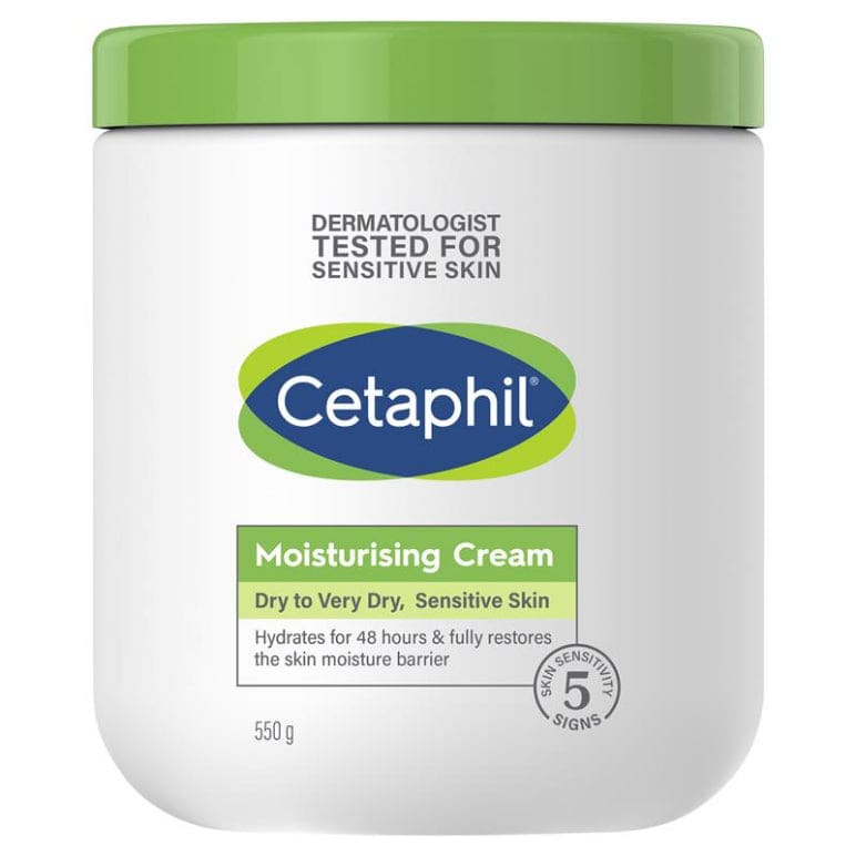 Cetaphil Moisturising Cream 550g front image on Livehealthy HK imported from Australia
