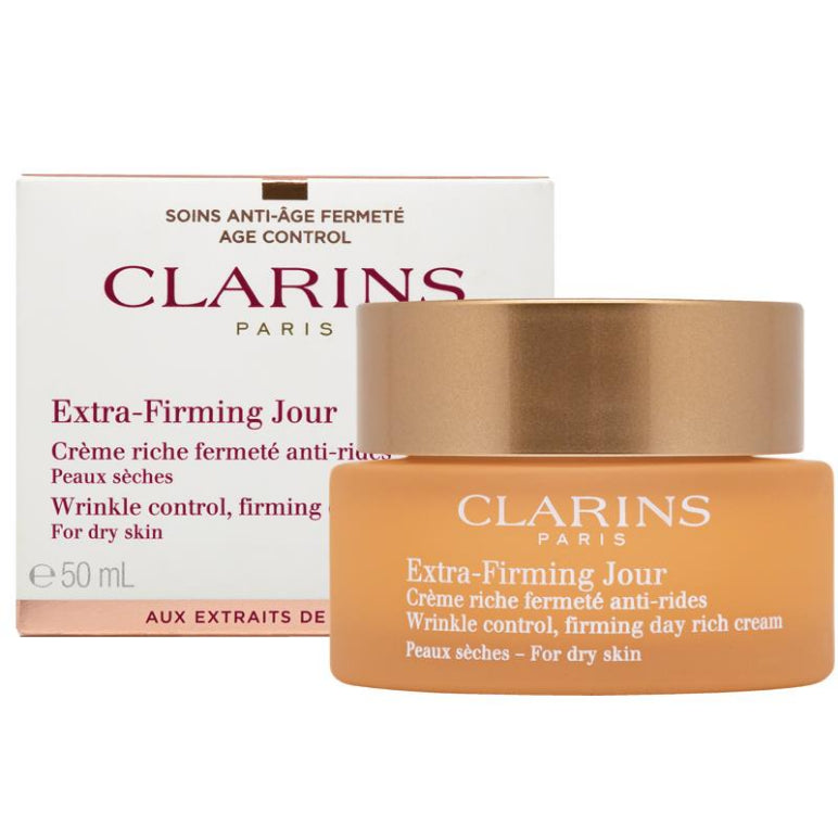 Clarins Extra Firming Jour Day Cream Dry Skin 50ml front image on Livehealthy HK imported from Australia