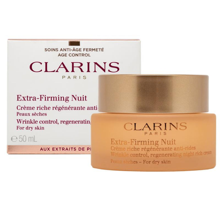 Clarins Extra Firming Nuit Night Cream Dry Skin 50ml front image on Livehealthy HK imported from Australia