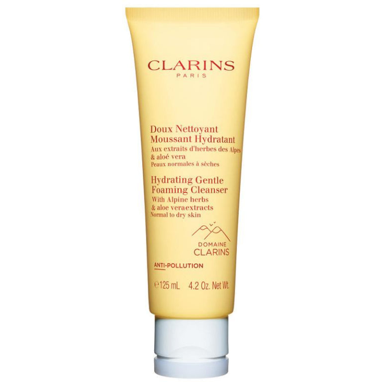 Clarins Gentle Foaming Cleanser Normal/Dry Skin 125ml front image on Livehealthy HK imported from Australia