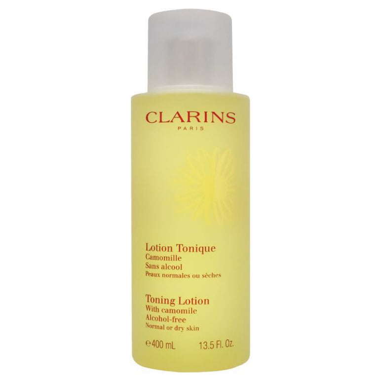Clarins Toning Lotion With Chamomile Alcohol Free Normal/Dry Skin 400ml front image on Livehealthy HK imported from Australia