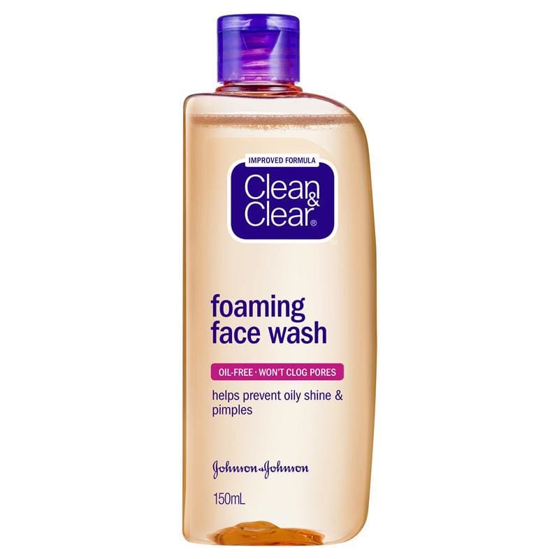 Clean & Clear Foaming Facial Wash 150mL front image on Livehealthy HK imported from Australia