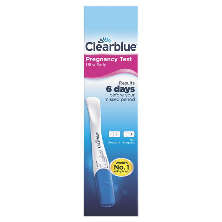 Clearblue Pregnancy Test Ultra Early 1 Test front image on Livehealthy HK imported from Australia