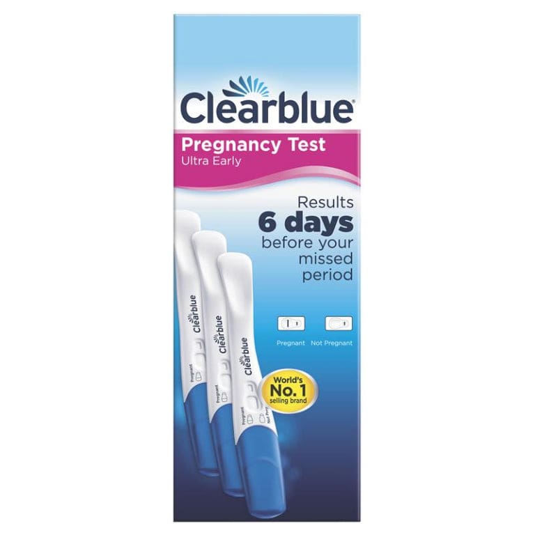Clearblue Pregnancy Test Ultra Early 3 Tests front image on Livehealthy HK imported from Australia