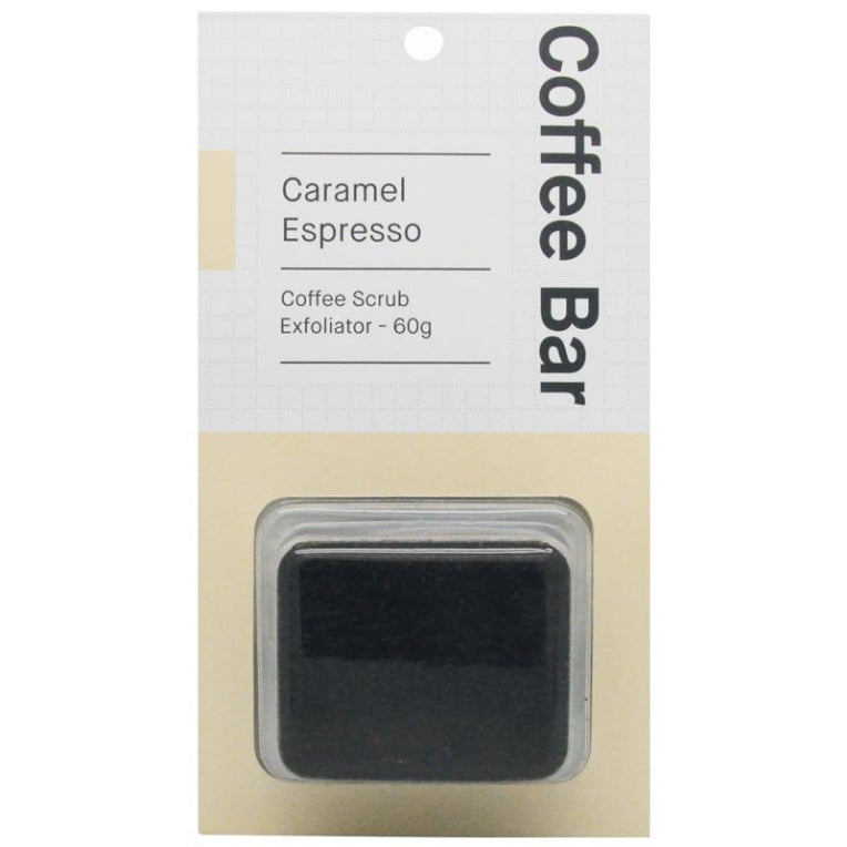 Coffee Bar Exfoliator Caramel Espresso 60g front image on Livehealthy HK imported from Australia