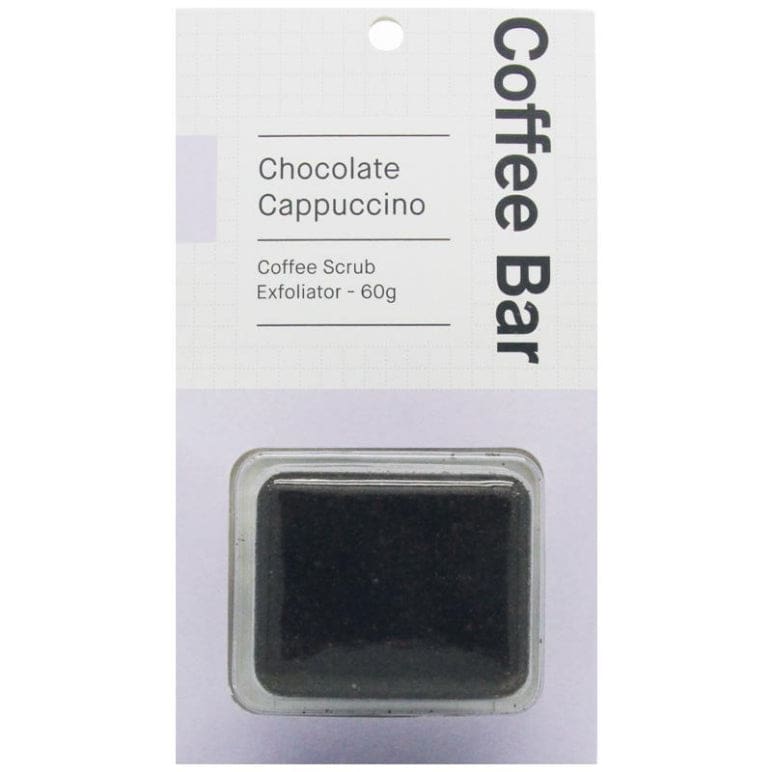 Coffee Bar Exfoliator Chocolate Cappuccino 60g front image on Livehealthy HK imported from Australia