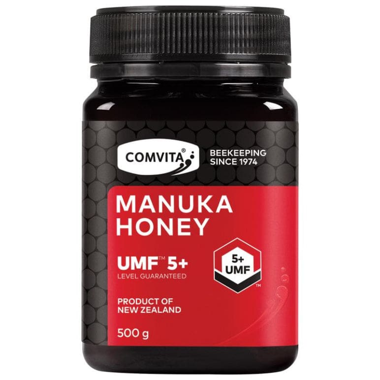 Comvita UMF 5+ Manuka Honey 500g front image on Livehealthy HK imported from Australia