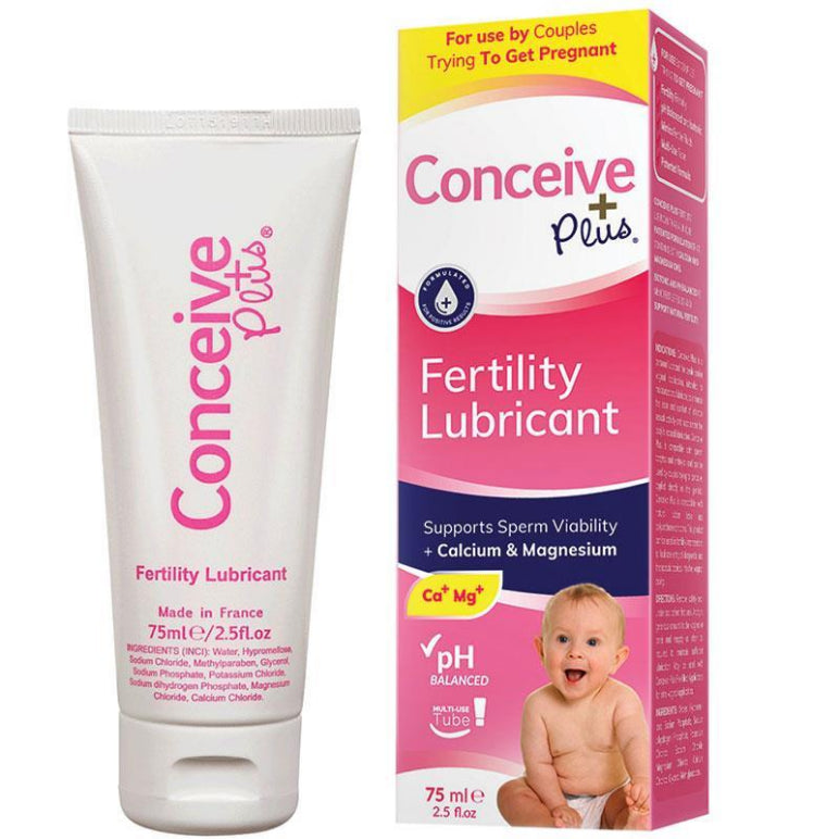 Conceive Plus Fertility Lubricant Multiple Use Tube 75ml front image on Livehealthy HK imported from Australia