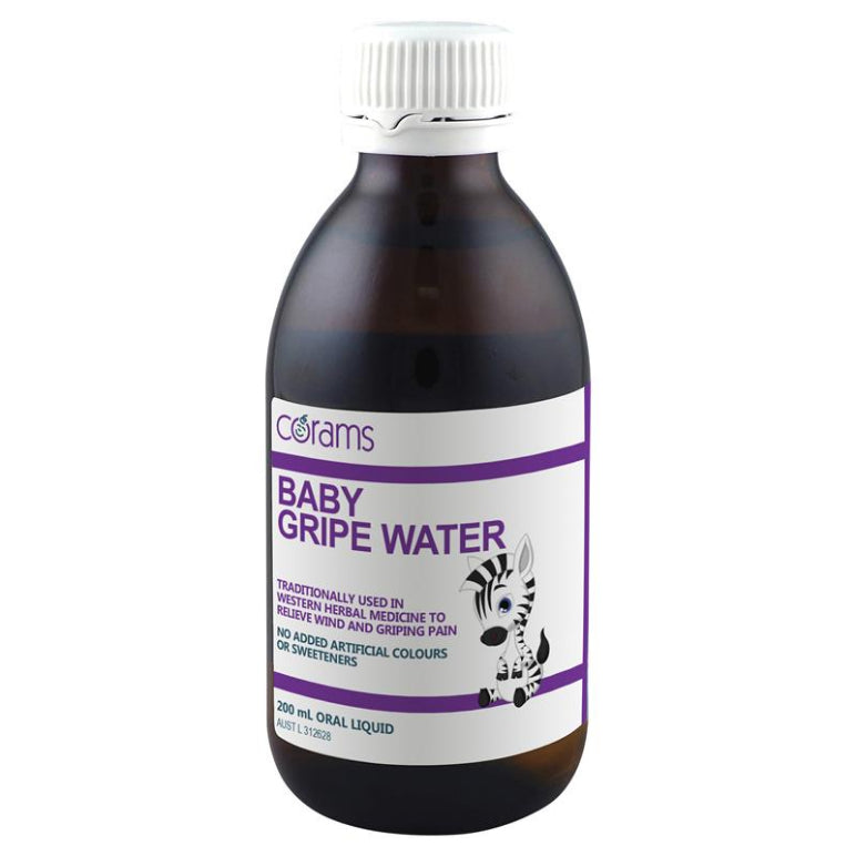 Corams Gripe Water 200ml front image on Livehealthy HK imported from Australia