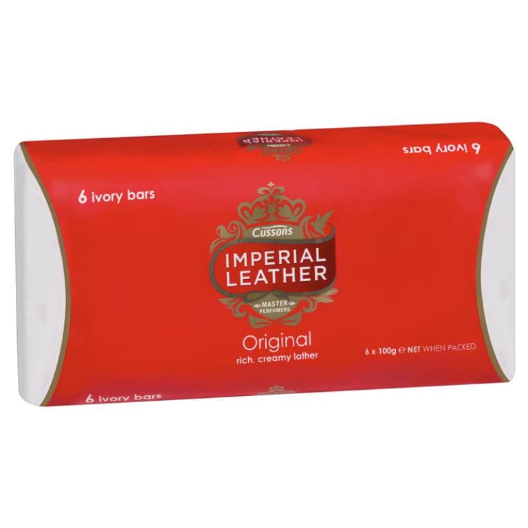 Cussons Imperial Leather Bar Soap 6 Pack 100g front image on Livehealthy HK imported from Australia