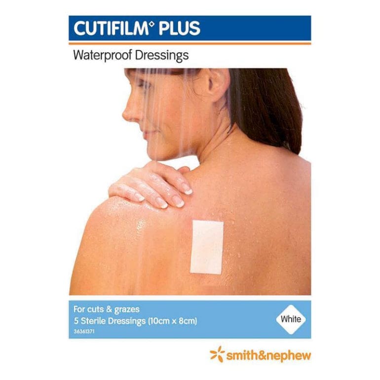 Cutifilm Plus 10cm x 8cm 5 Pack front image on Livehealthy HK imported from Australia