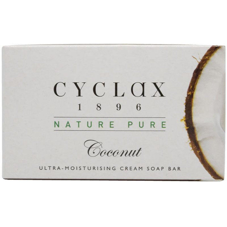 Cyclax Coconut Soap 90g front image on Livehealthy HK imported from Australia