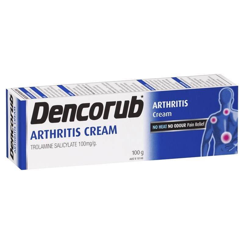 Dencorub Arthritis Cream 100g front image on Livehealthy HK imported from Australia