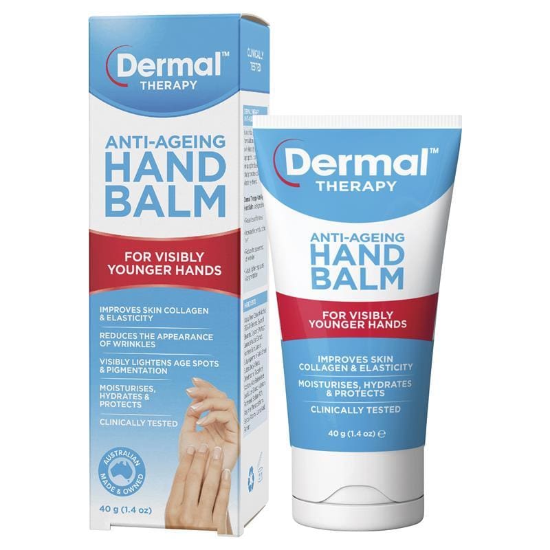 Dermal Therapy Anti-Ageing Hand Balm 40g front image on Livehealthy HK imported from Australia