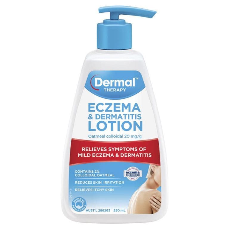 Dermal Therapy Eczema Moisturising Lotion 250mL front image on Livehealthy HK imported from Australia