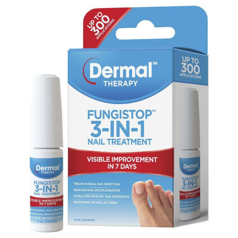 Dermal Therapy Fungistop 3-in-1 4ml Solution front image on Livehealthy HK imported from Australia