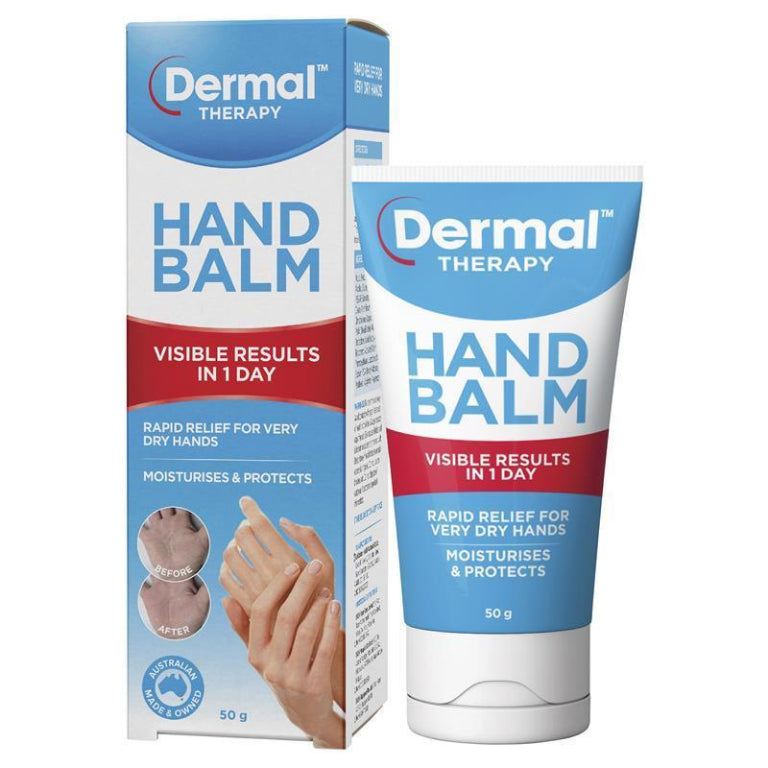 Dermal Therapy Hand Balm 50g front image on Livehealthy HK imported from Australia