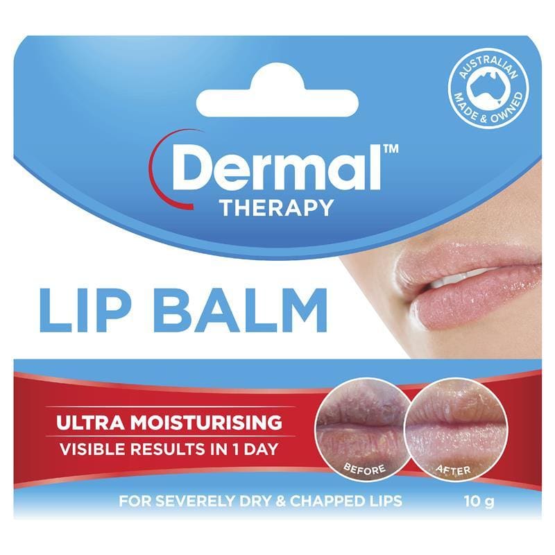 Dermal Therapy Lip Balm 10g front image on Livehealthy HK imported from Australia