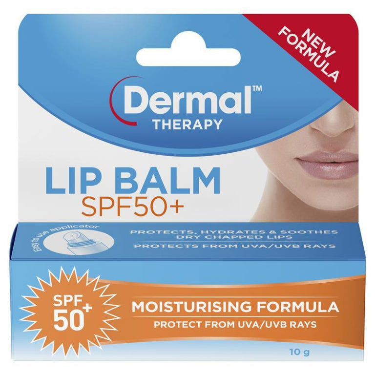 Dermal Therapy Lip Balm SPF 50+ front image on Livehealthy HK imported from Australia