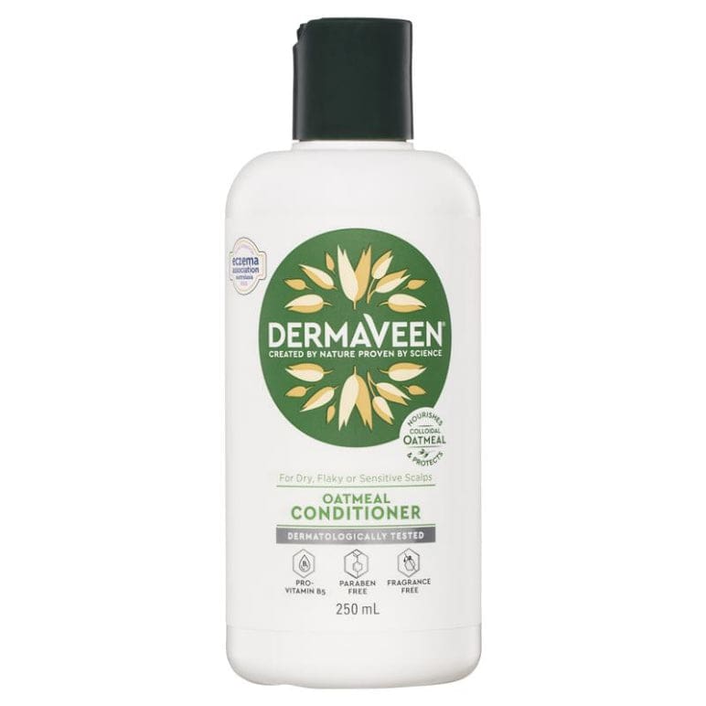 DermaVeen Oatmeal Conditioner 250mL front image on Livehealthy HK imported from Australia