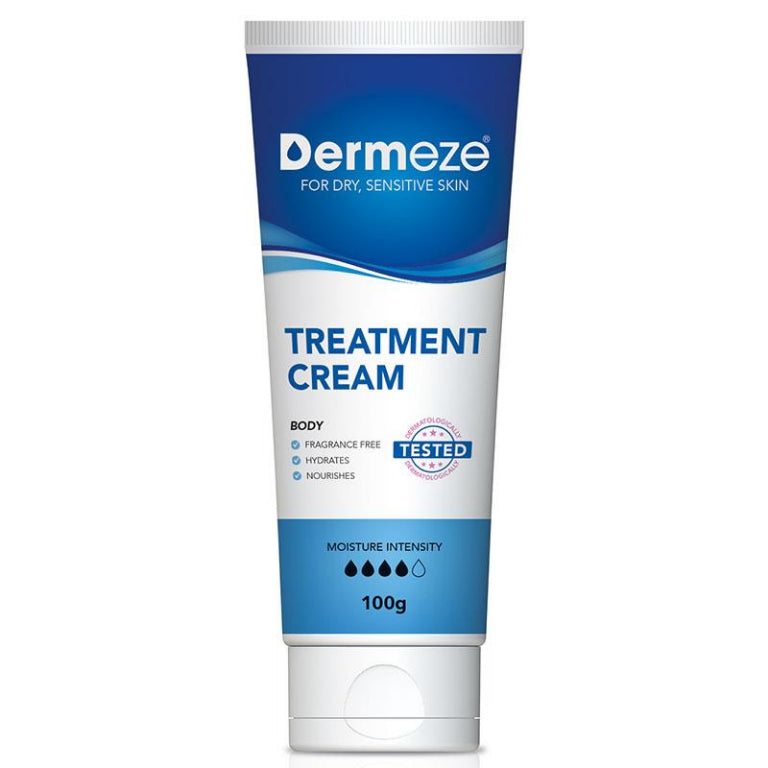 Dermeze Treatment Cream 100g front image on Livehealthy HK imported from Australia