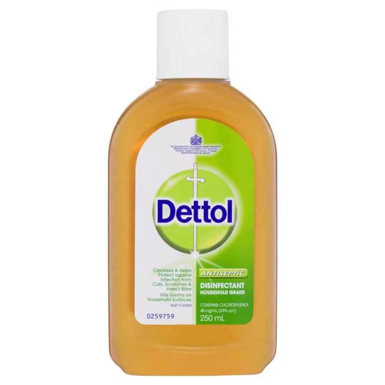 Dettol Antiseptic Antibacterial Disinfectant Liquid 250ml front image on Livehealthy HK imported from Australia