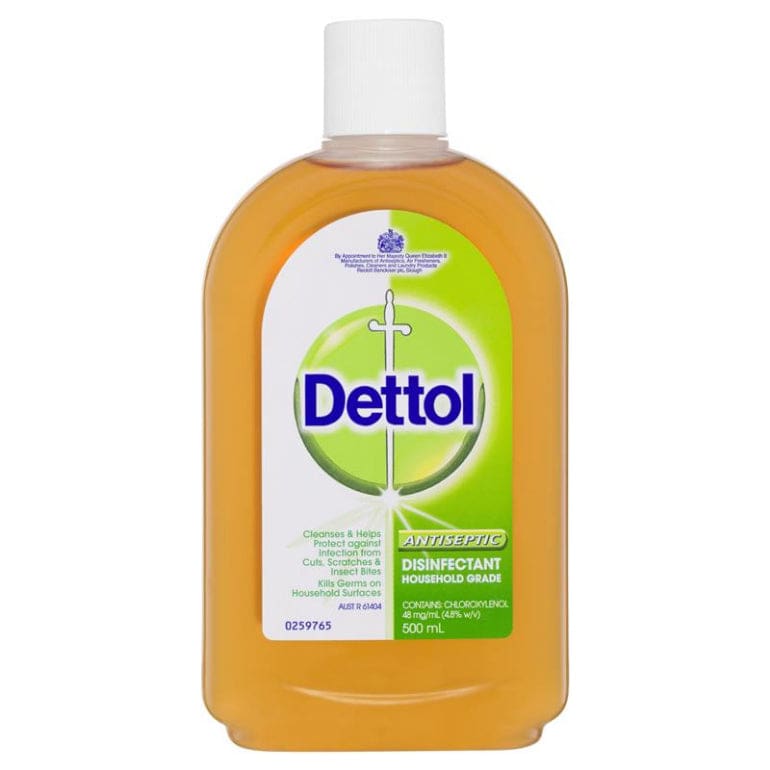 Dettol Antiseptic Antibacterial Disinfectant Liquid 500ml front image on Livehealthy HK imported from Australia