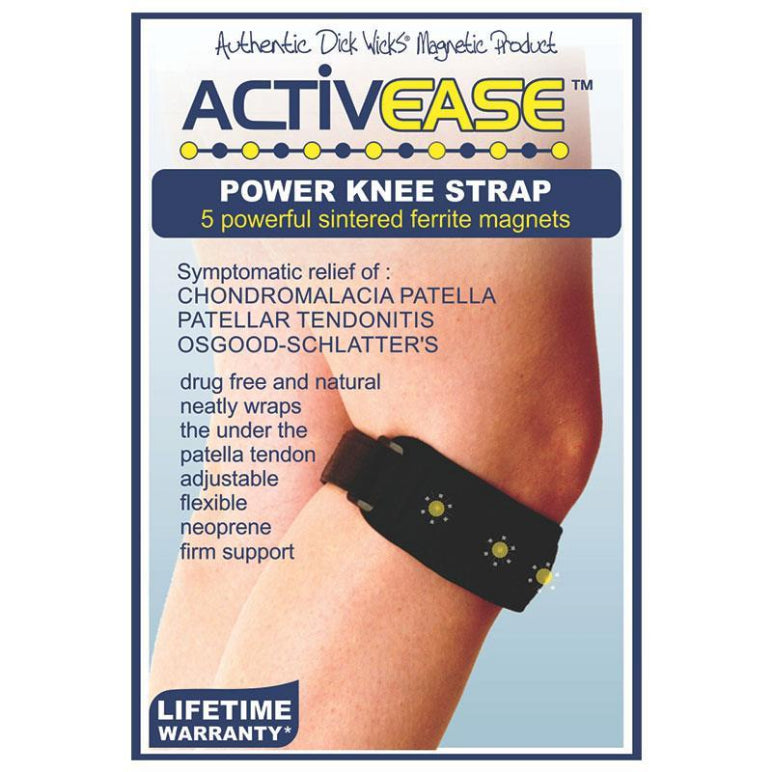 Dick Wicks ActivEase Power Knee Strap front image on Livehealthy HK imported from Australia