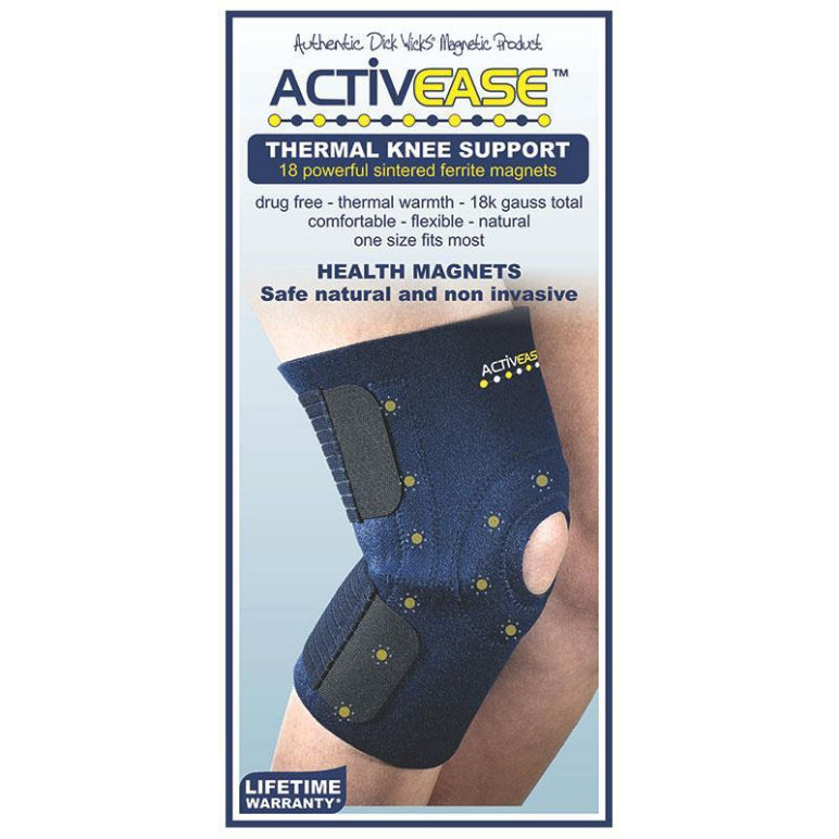 Dick Wicks ActivEase Thermal Knee Support front image on Livehealthy HK imported from Australia