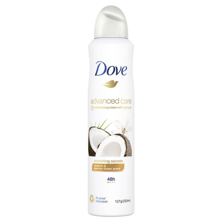 Dove for Women Advance Care Nourishing Secret Coconut Jasmine 220ml front image on Livehealthy HK imported from Australia