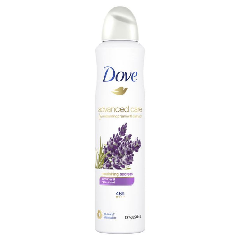 Dove for Women Advance Care Nourishing Secret Lavender Rose 220ml front image on Livehealthy HK imported from Australia