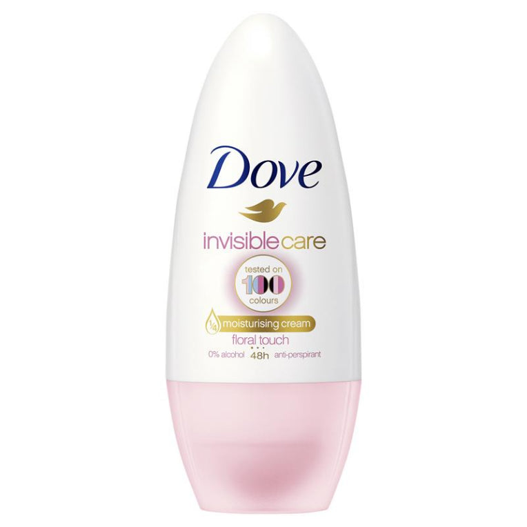Dove For Women Invisible Dry Floral Touch Roll On 50ml front image on Livehealthy HK imported from Australia