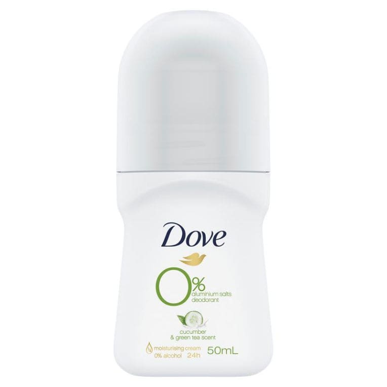 Dove for Women Roll On Deodorant Cucumber Zero Aluminium 50ml front image on Livehealthy HK imported from Australia