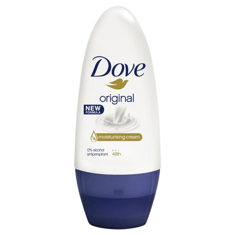 Dove Women Antiperspirant Roll On Deodorant Original 50ml front image on Livehealthy HK imported from Australia
