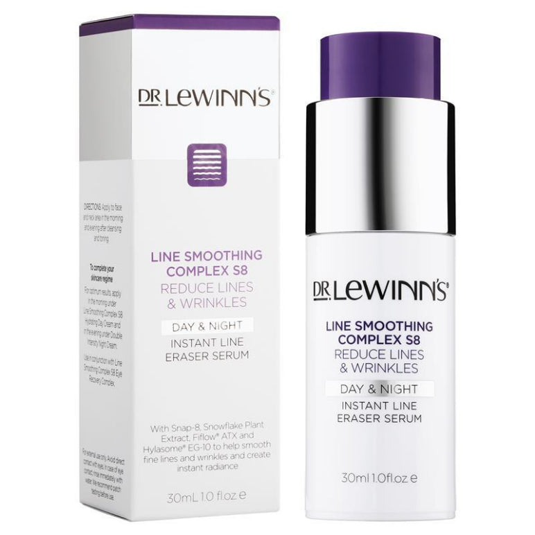 Dr LeWinn's Line Smoothing Complex S8 Instant Line Eraser Serum 30ml front image on Livehealthy HK imported from Australia