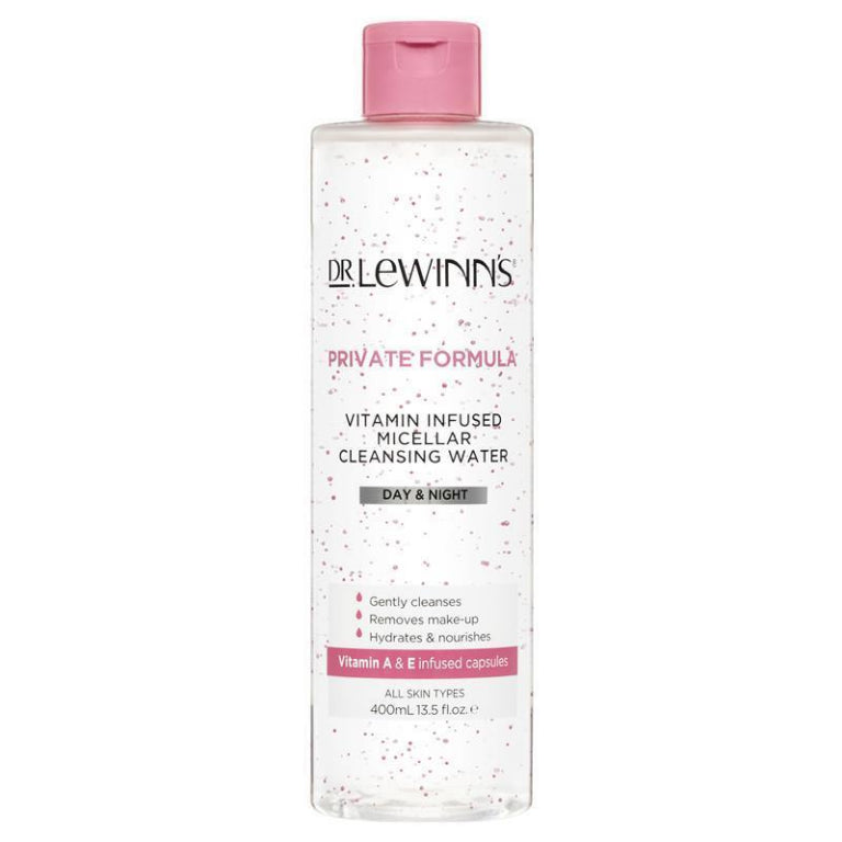 Dr LeWinn's Private Formula Vitamin Infused Micellar Water 400ml front image on Livehealthy HK imported from Australia