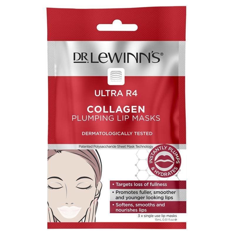 Dr LeWinn's Ultra R4 Plump Lip Mask 3 Piece front image on Livehealthy HK imported from Australia