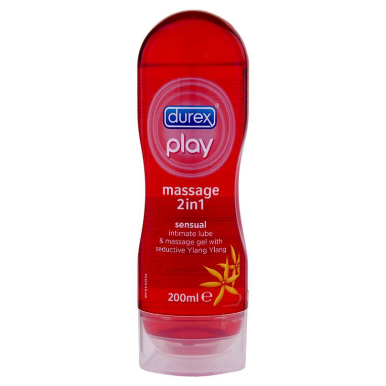 Durex Play Lubricant Massage 2 in 1 Sensual 200ml front image on Livehealthy HK imported from Australia