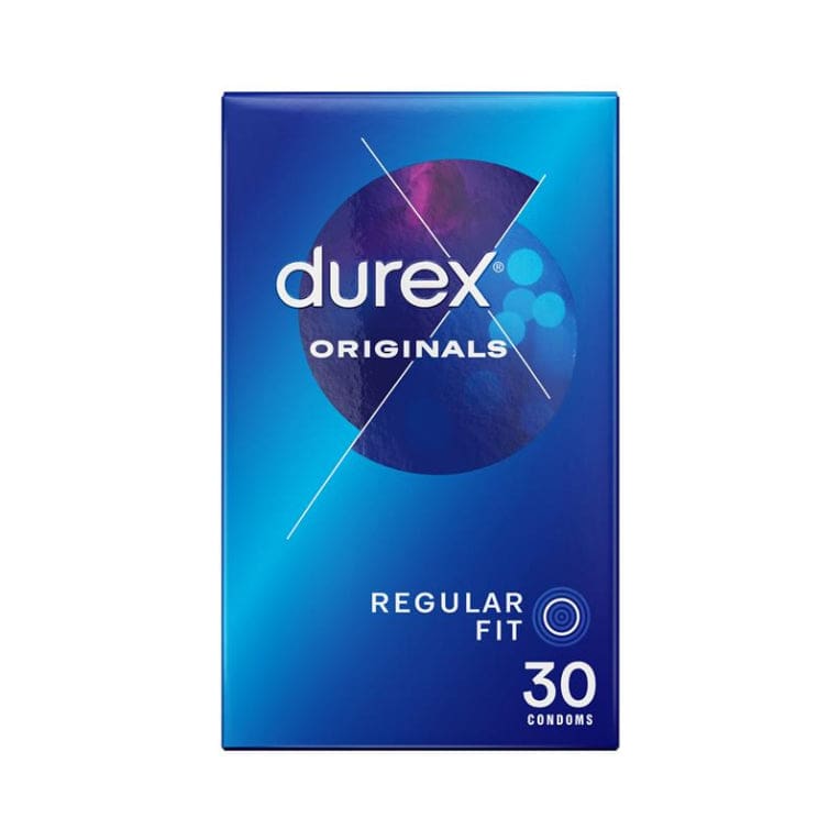 Durex Regular Condoms Original 30 Pack front image on Livehealthy HK imported from Australia